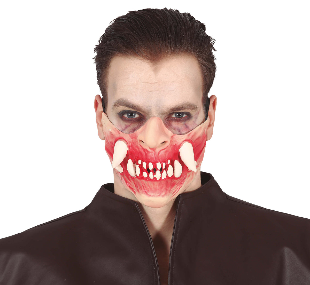 GP20505 – Vampir Halbmaske Horror Party Ausstattung – Farbe: Natural
