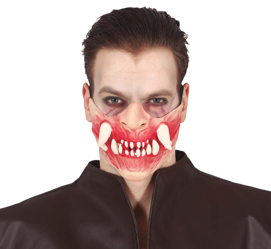Vampir Halbmaske Horror Party Ausstattung