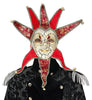GP20512 – Karneval Jester Maske Venezianisch Rot – Farbe: Mehrfarbig