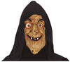 GP20514 – Hexe Maske Halloween Kapuze Gruselige – Farbe: Braun