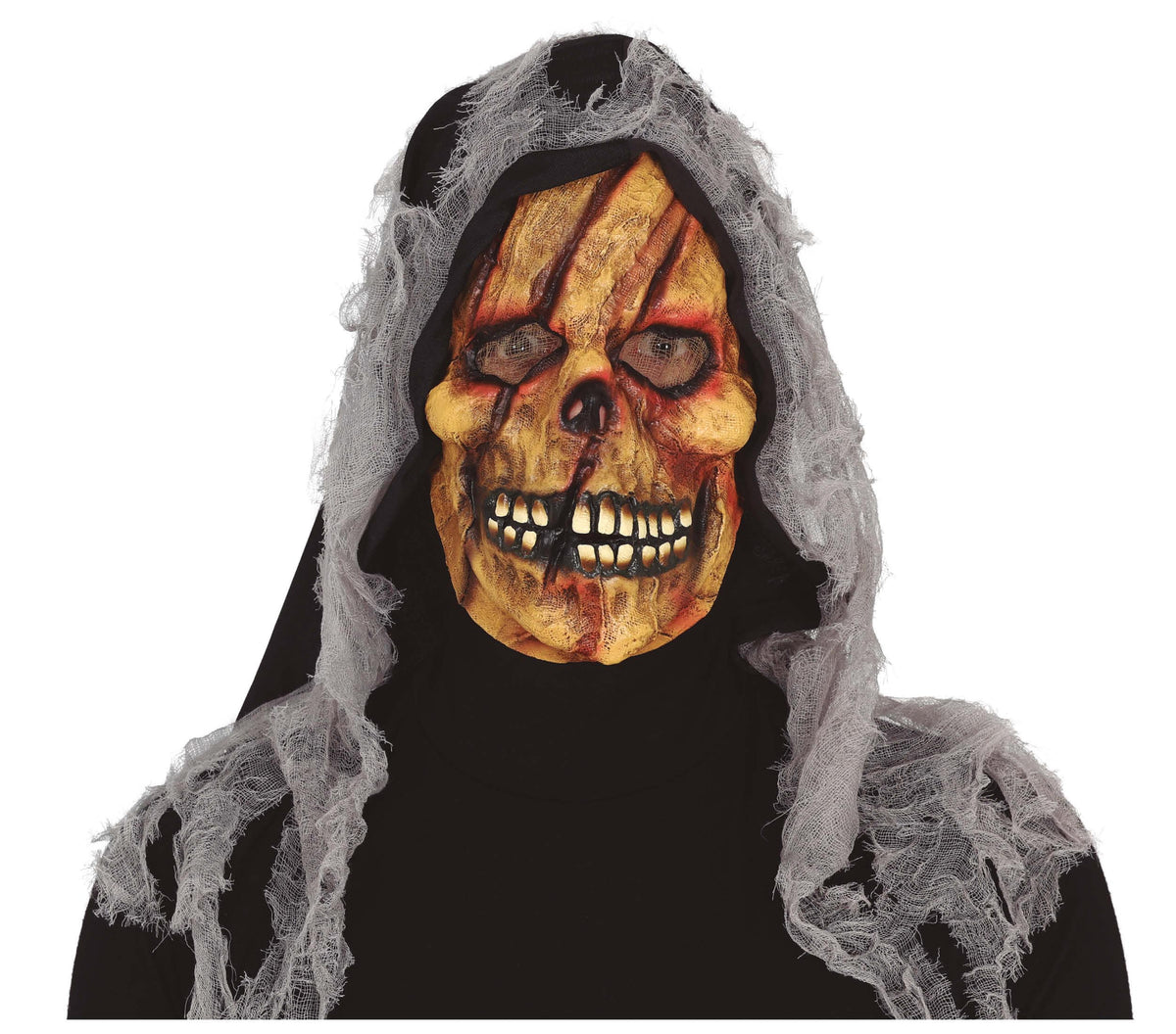 GP20521 – Skelett Schädel Halloween Maske Gruselig – Farbe: Braun