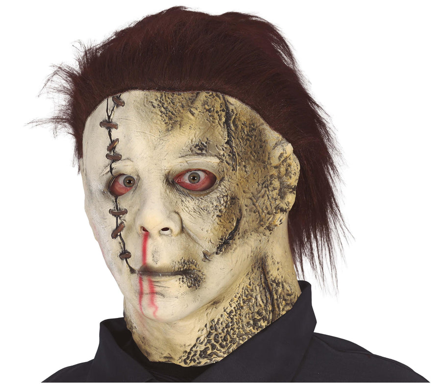 GP20523 – Halloween Zombie Maske Dunkle Kreatur – Farbe: Grau, Ansicht 2