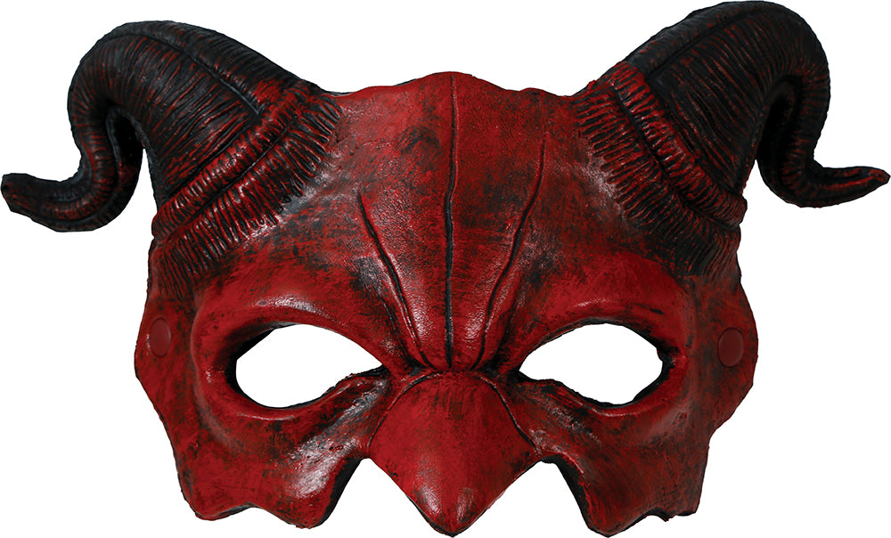 GP20529 – Dämon Maske Rot Schwarz Teufelsgesicht – Farbe: Rot