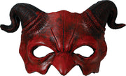 Teufel Halbmaske für Erwachsene mit Hörnern, Bild 3