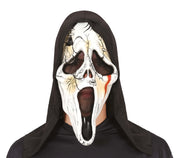 Latex Killer Maske für Erwachsene mit Kapuze, Bild 1