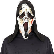 Latex Killer Maske für Erwachsene mit Kapuze, Bild 2