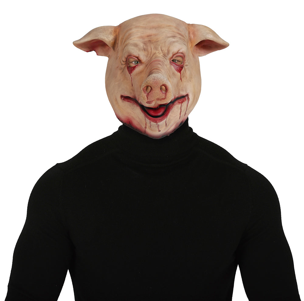 GP20542 – Tierische Schwein Horror Halloween Maske – Größe: Standard