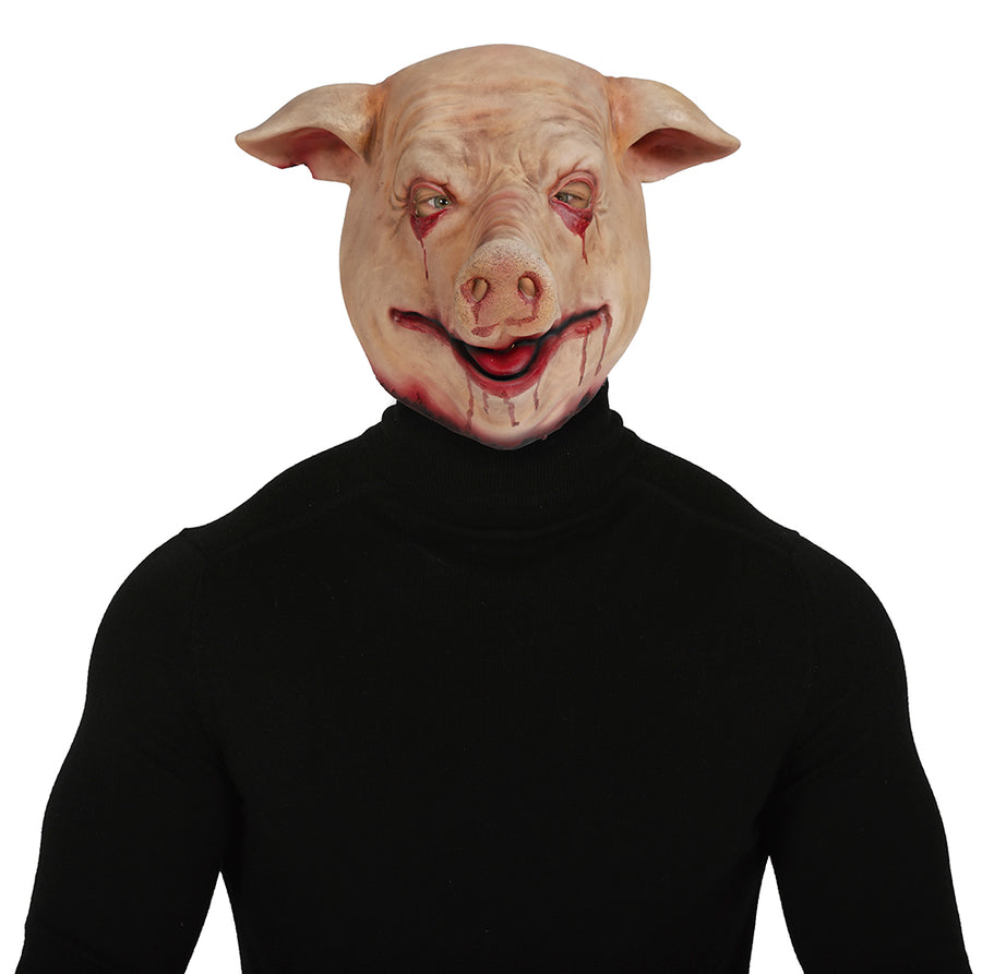 GP20542 – Tierische Schwein Horror Halloween Maske – Größe: Standard, Ansicht 2