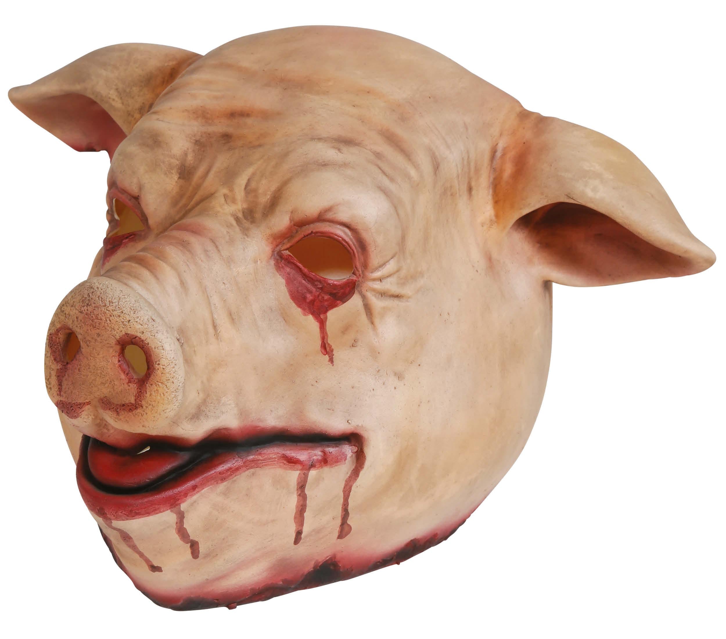 GP20542 – Tierische Schwein Horror Halloween Maske – Größe: Standard