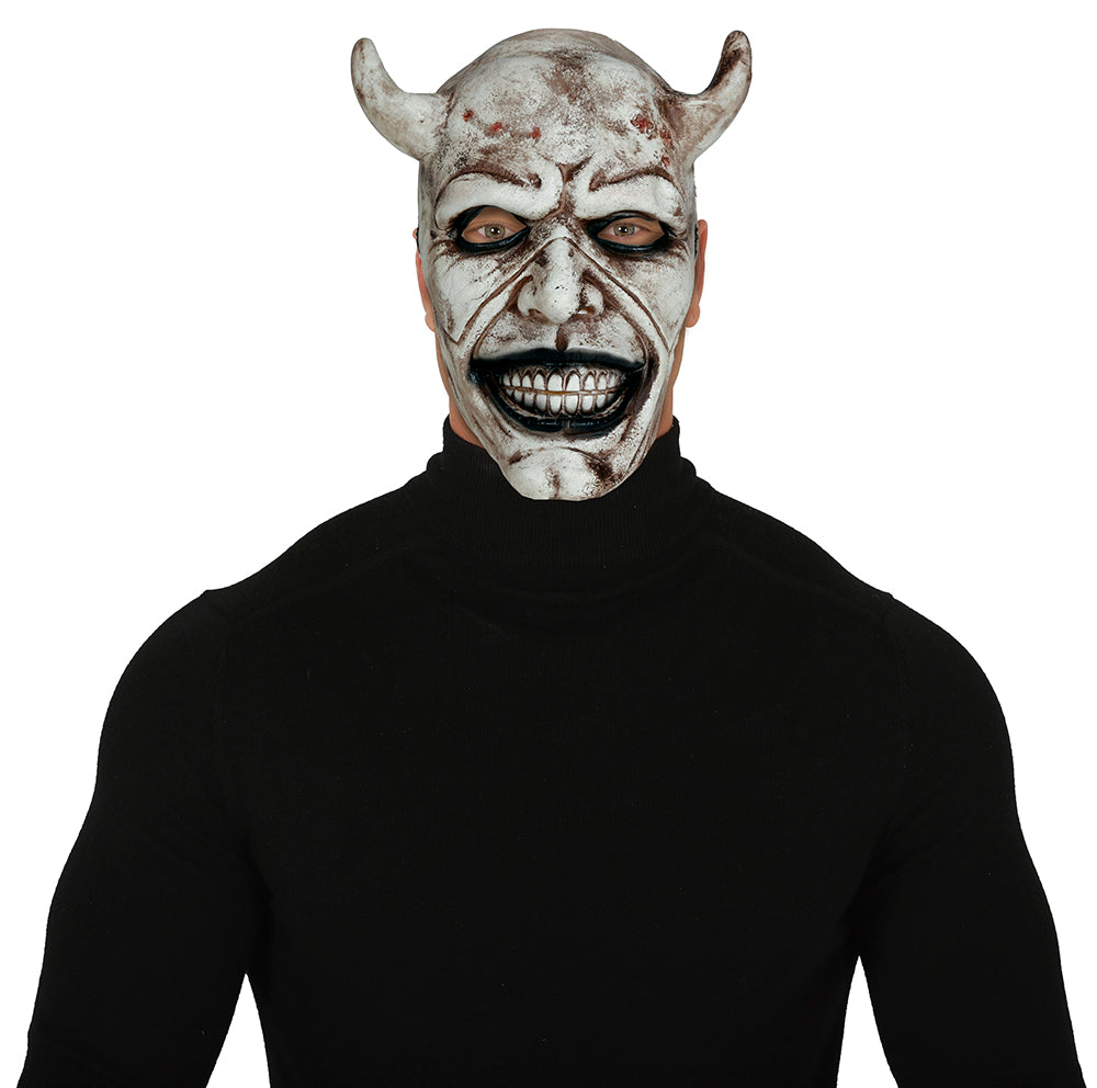 GP20546 – Dämon Maske Halloween Horror Gesicht – Größe: Standard