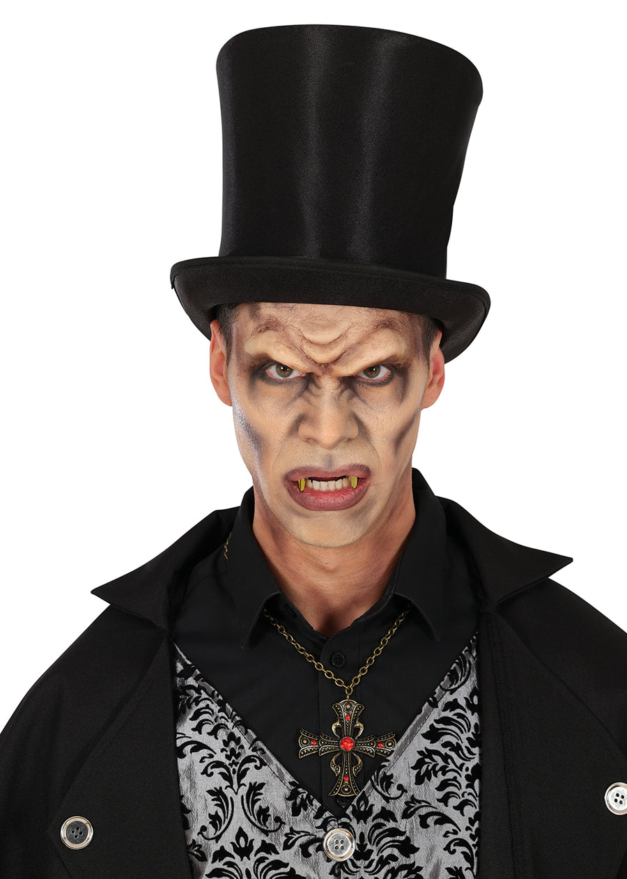 GP20902 – Vampir Zähne Halloween Accessoire – Farbe: Gold, Silber, Ansicht 2