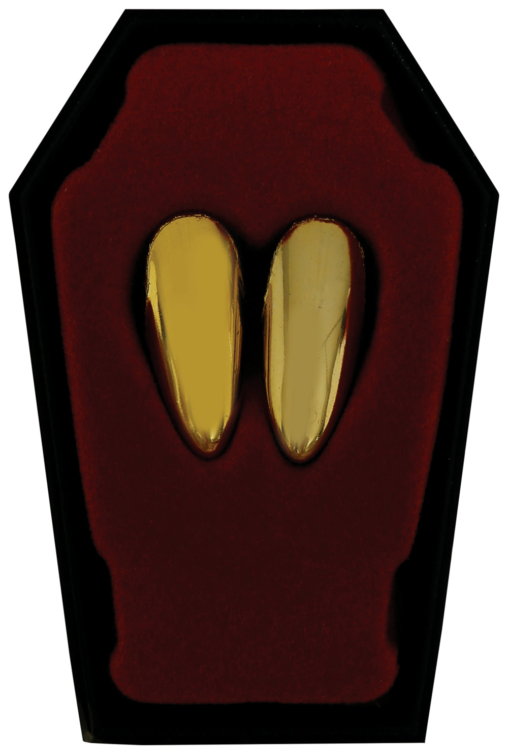GP20902 – Vampir Zähne Halloween Accessoire – Farbe: Gold, Silber