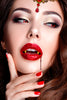 GP20902 – Vampir Zähne Halloween Accessoire – Farbe: Gold, Silber
