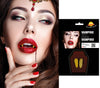 GP20902 – Vampir Zähne Halloween Accessoire – Farbe: Gold, Silber