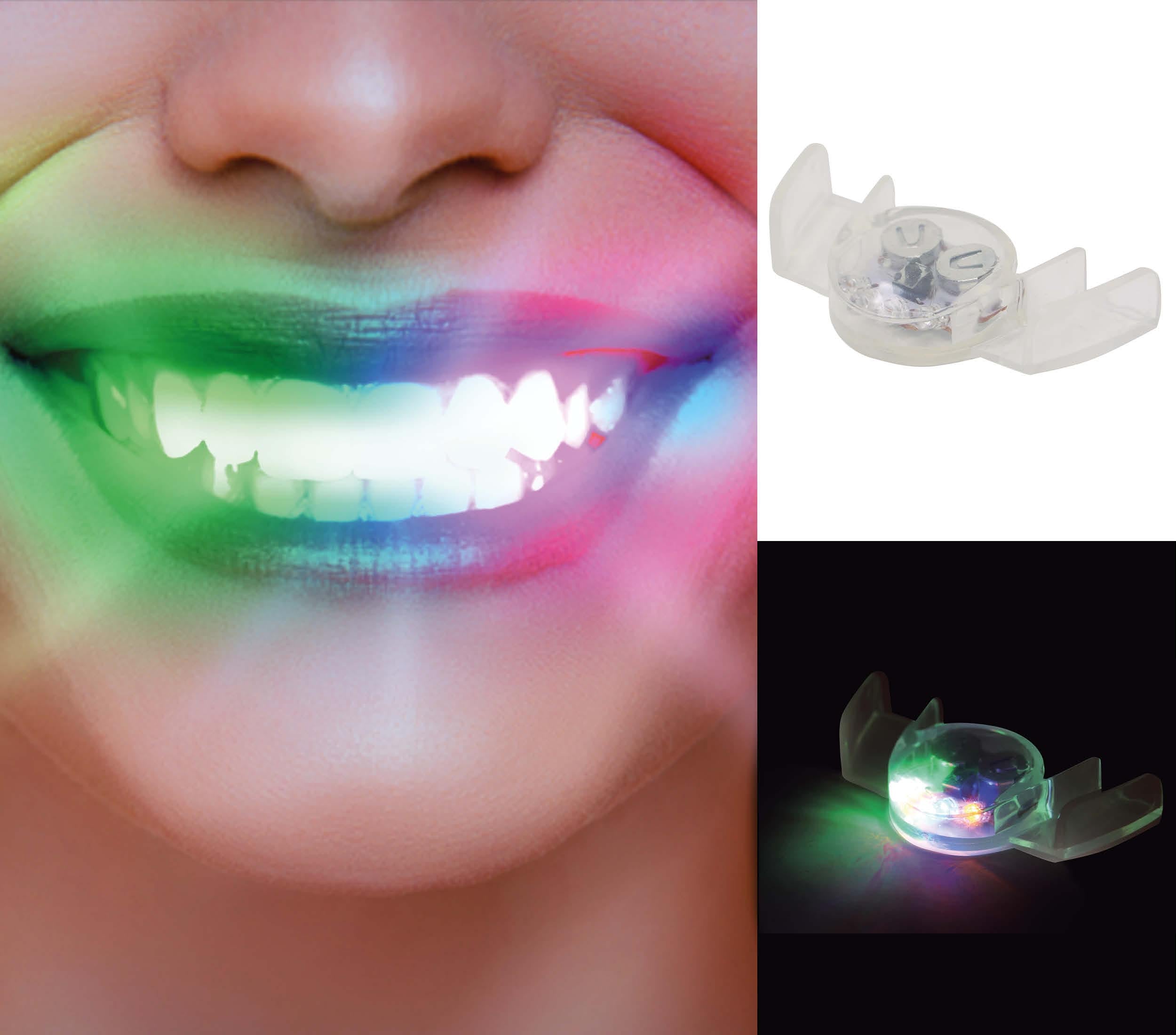 GP20904 – Halloween Lichter Mundstück Farbenspiel – Größe: Standard