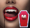 GP20908 – Vampir Halloween Zähne Blutrot Horror – Farbe: Weiß / Rot