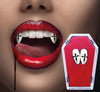 GP20909 – Vampir Gebiss Kreuz Gotik Halloween – Farbe: Weiß