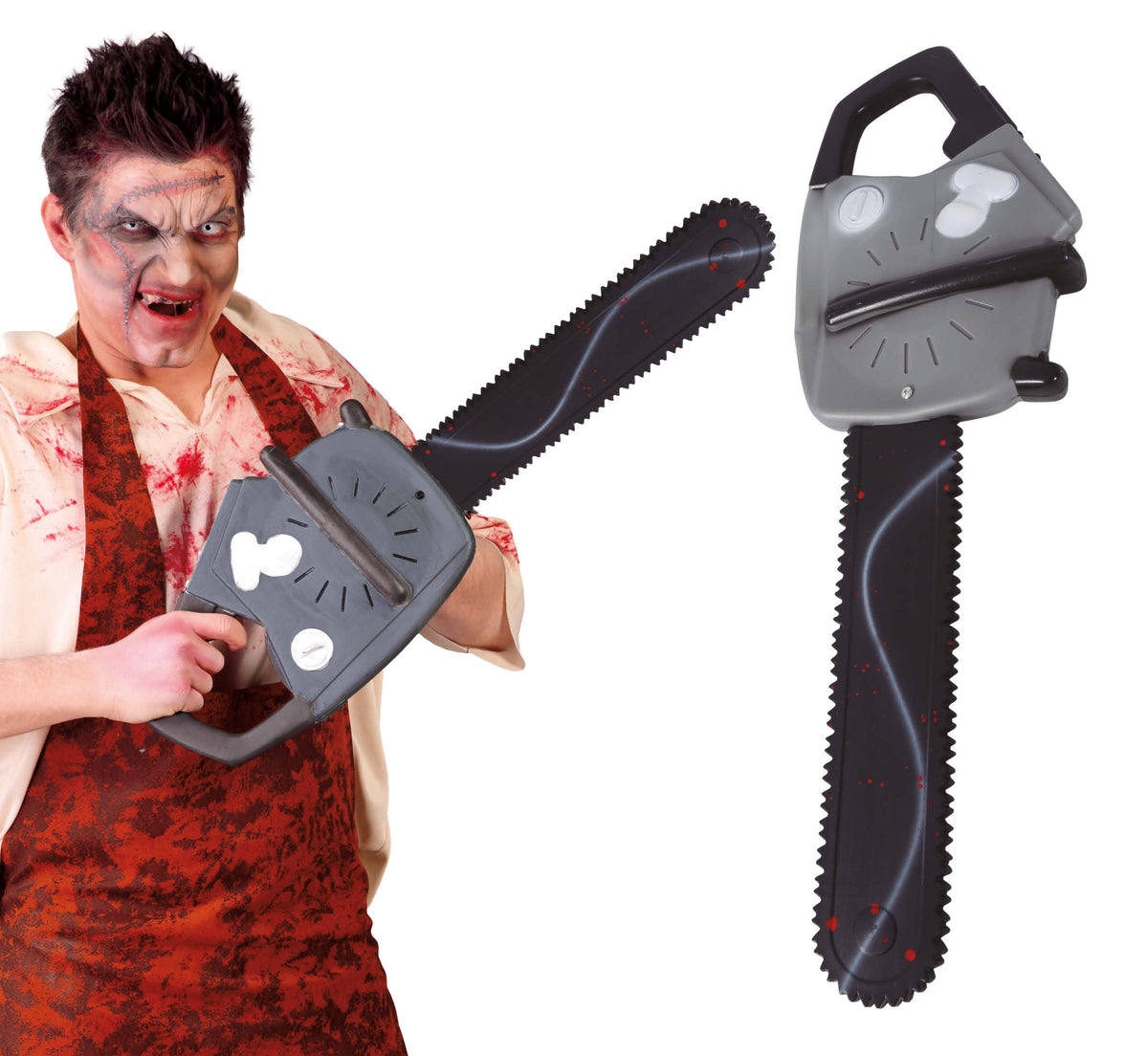 GP18330 – Horror Kettensäge für Erwachsene 70 cm – Farbe: Grau