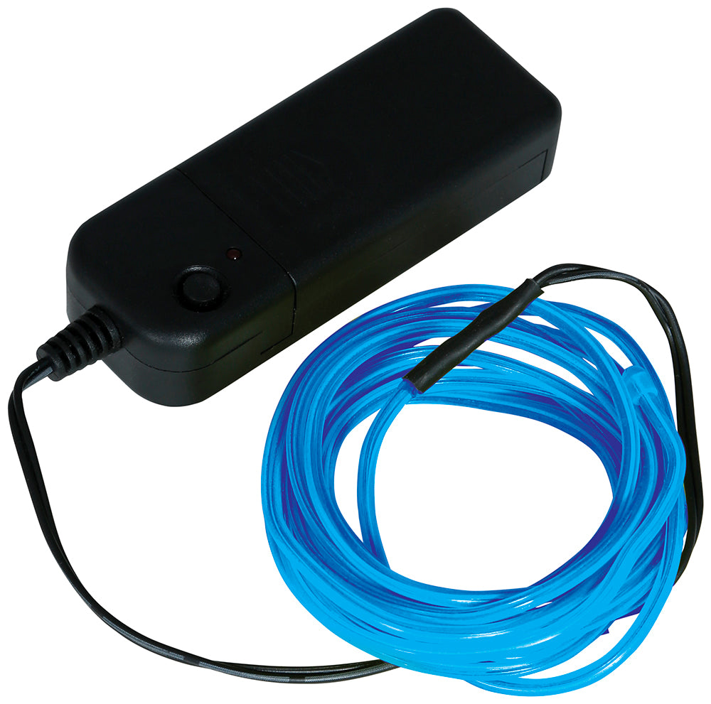 GP16608 – LED Leuchtdraht 5 m batteriebetrieben – Farbe: Blau