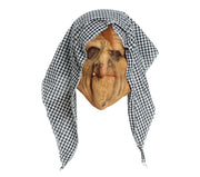 Latex Hexenmaske für Erwachsene mit Kapuze, Bild 1