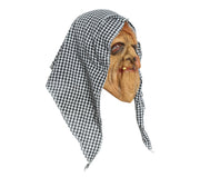Latex Hexenmaske für Erwachsene mit Kapuze, Bild 2