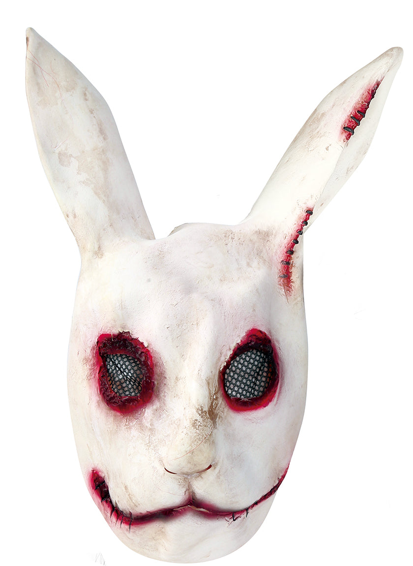 GP2248 – Horrorhase Maske Halloween Kostüm – Farbe: Weiß, Ansicht 2