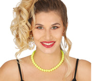 Neon Perlenkette für Damen 40 cm 80er Jahre, Bild 6