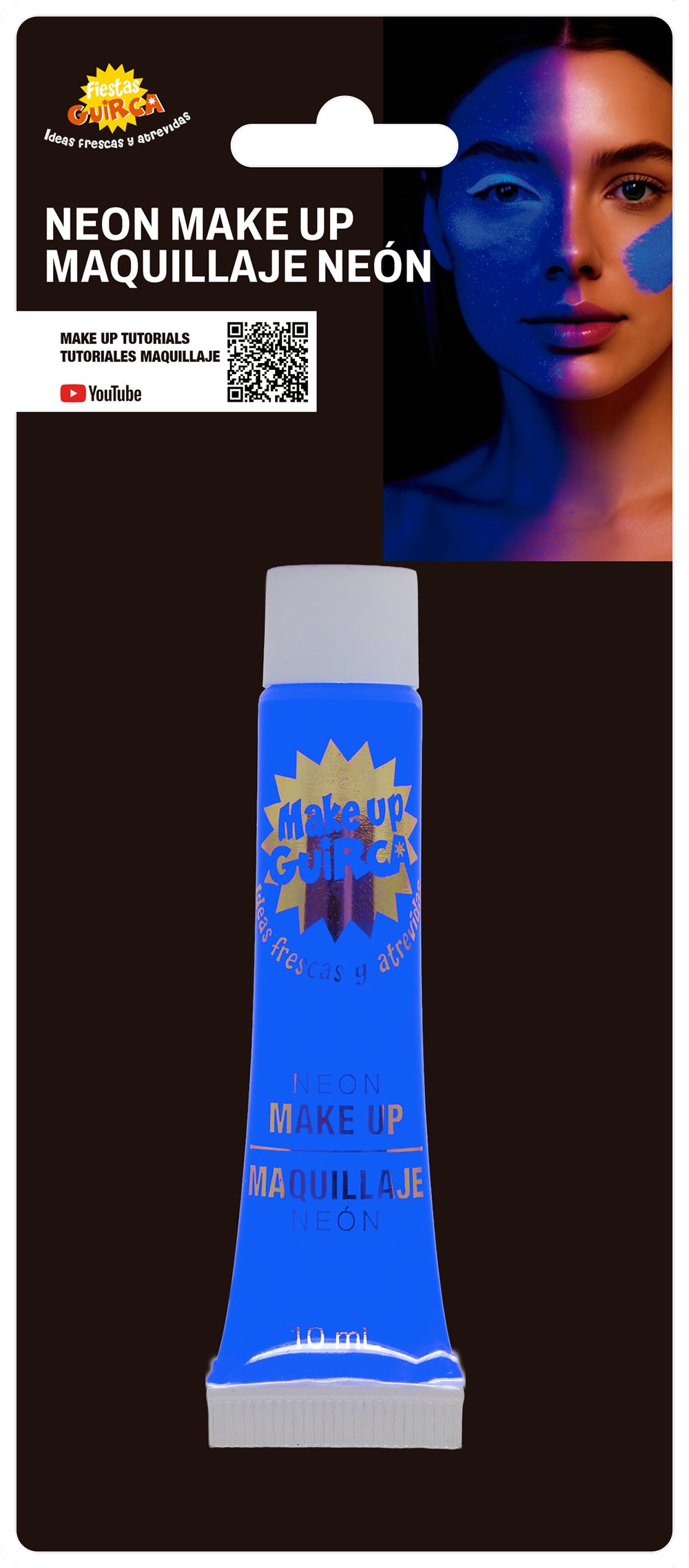 GP15658 – Neon Schminke 10 ml UV Schwarzlicht – Farbe: Blau
