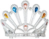 GP23000 – Prinzessin Diadem Glitzer Krone Edle – Farbe: Silber
