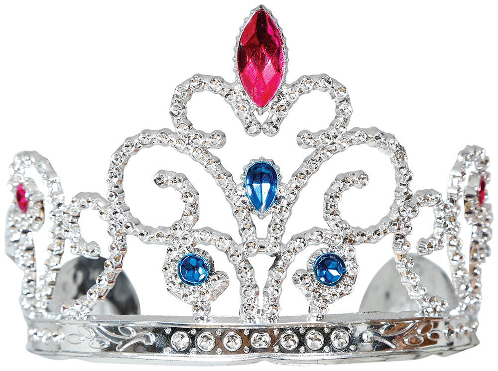 GP23001 – Prinzessin Krone Diadem Edelsteine – Farbe: Silber