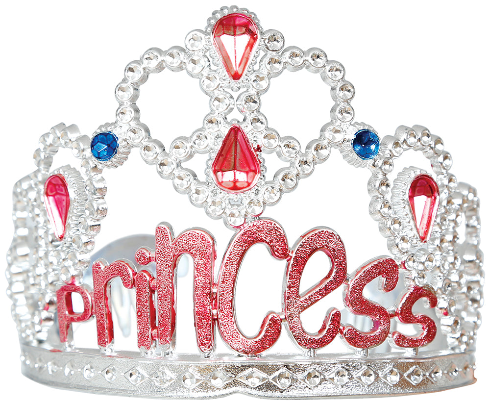 GP23002 – Prinzessin Diadem Glitzer Krone Magisch – Farbe: Silber