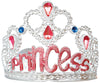 GP23002 – Prinzessin Diadem Glitzer Krone Magisch – Farbe: Silber