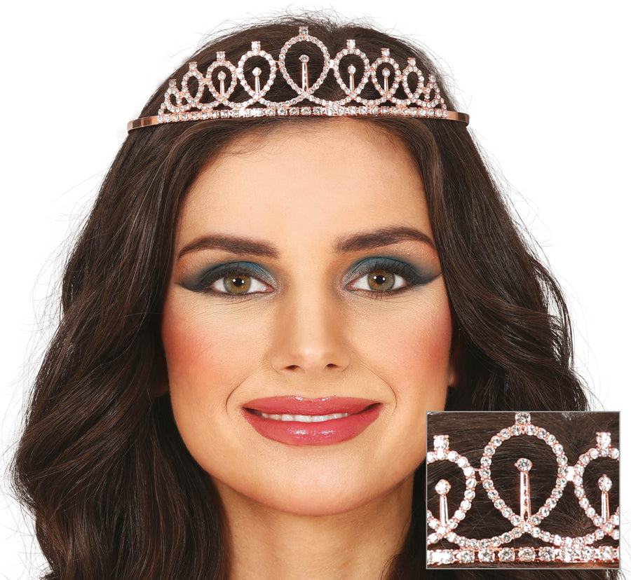 Prinzessin Tiara für Damen mit Strass