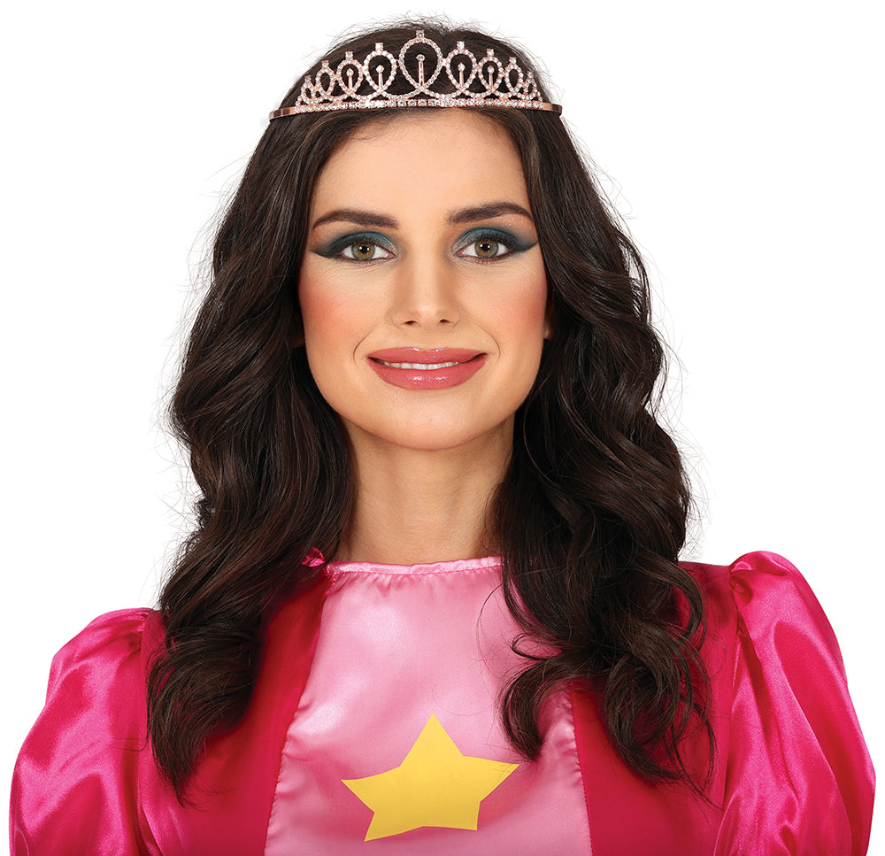 GP23006 – Prinzessin Tiara Mittelalter Karneval – Farbe: Gold