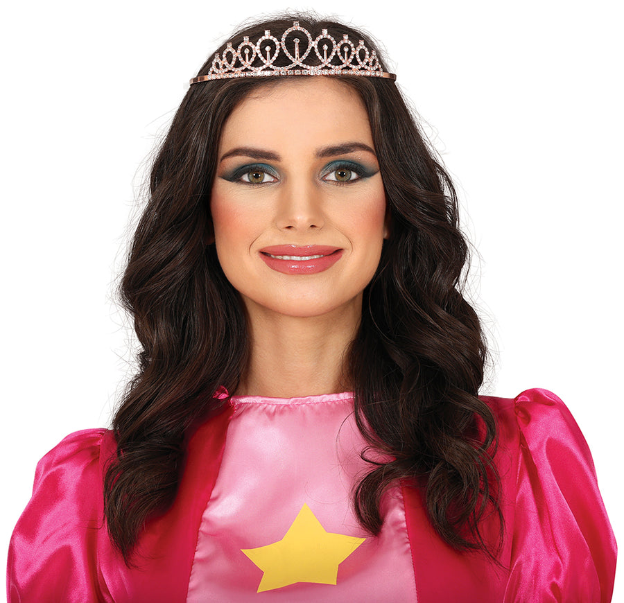 GP23006 – Prinzessin Tiara Mittelalter Karneval – Farbe: Gold, Ansicht 2