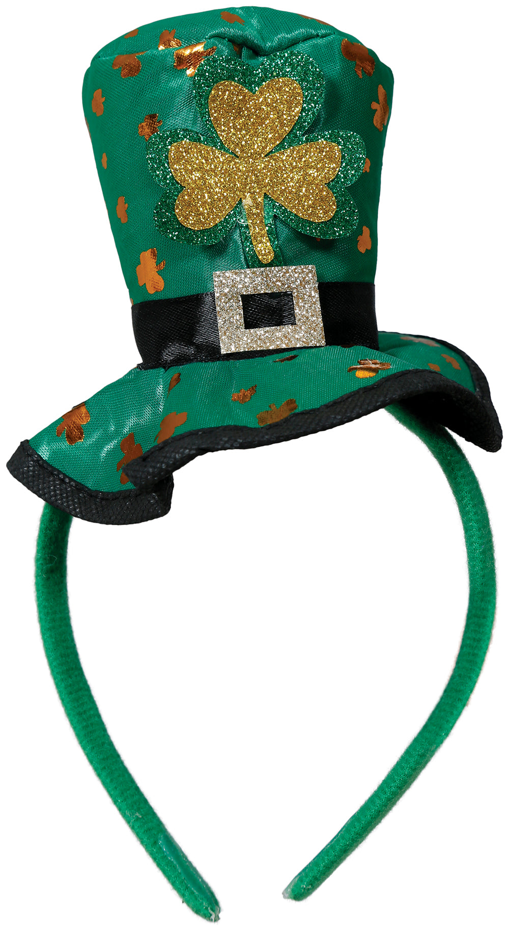 GP23009 – St Patrick's Hut Haarband Kleeblatt – Farbe: Grün