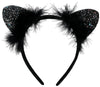 GP23011 – Katze Fledermaus Haarreif Glitzer – Farbe: Schwarz