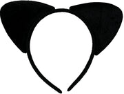 Katzenohren Haarreif für Damen schwarz, Bild 3