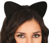 GP23013 – Katze Fledermaus Haarreif Schwarz Eleganz – Farbe: Schwarz