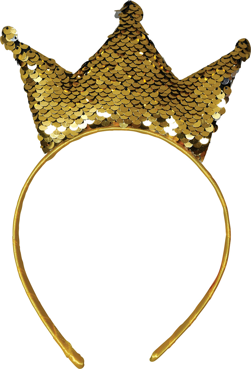 GP23017 – Prinzessin Haarreif Gold Krone Erwachsene – Farbe: Gold