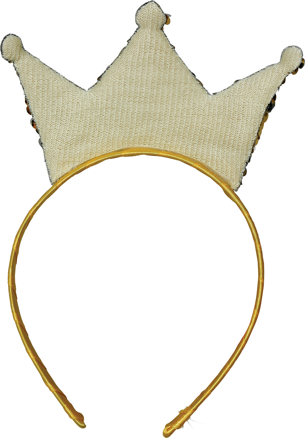 GP23017 – Prinzessin Haarreif Gold Krone Erwachsene – Farbe: Gold
