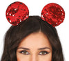 GP23019 – Mausohren Karneval Kopfschmuck – Farbe: Rot