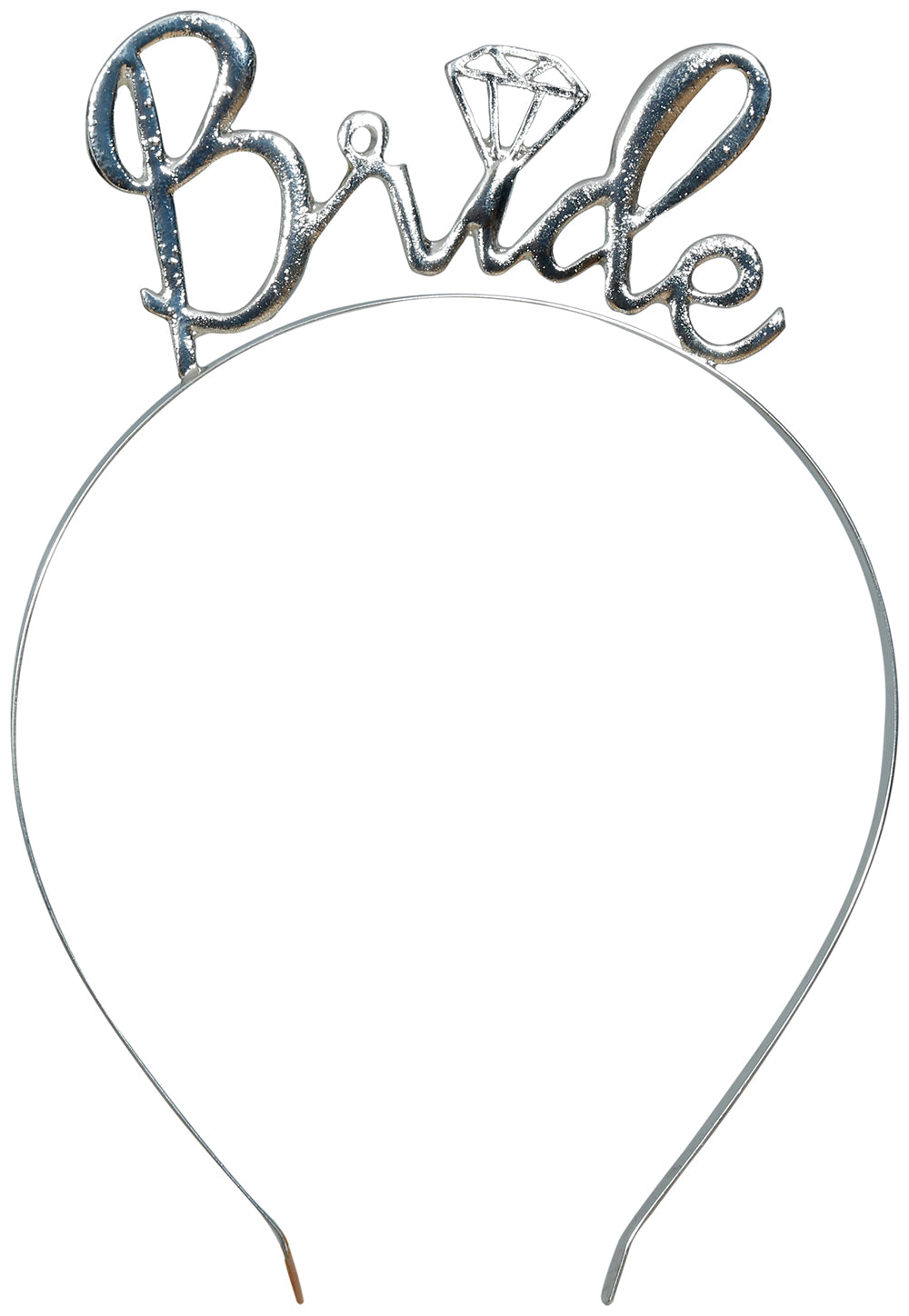 GP23020 – Braut Haarreif Glanzvoller Diadem Look – Farbe: Silber