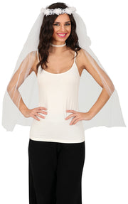 Braut Blumenschleier Hochzeit Floral Kranz, Bild 5