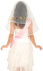 GP23023 – Junggesellenabschied Brautschleier 70 cm Hochzeit – Farbe: Weiß