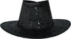 GP23031 – Cowboy Paillettenhut Schwarz Karneval – Farbe: Schwarz, Silber, Gold, Pink, Rot