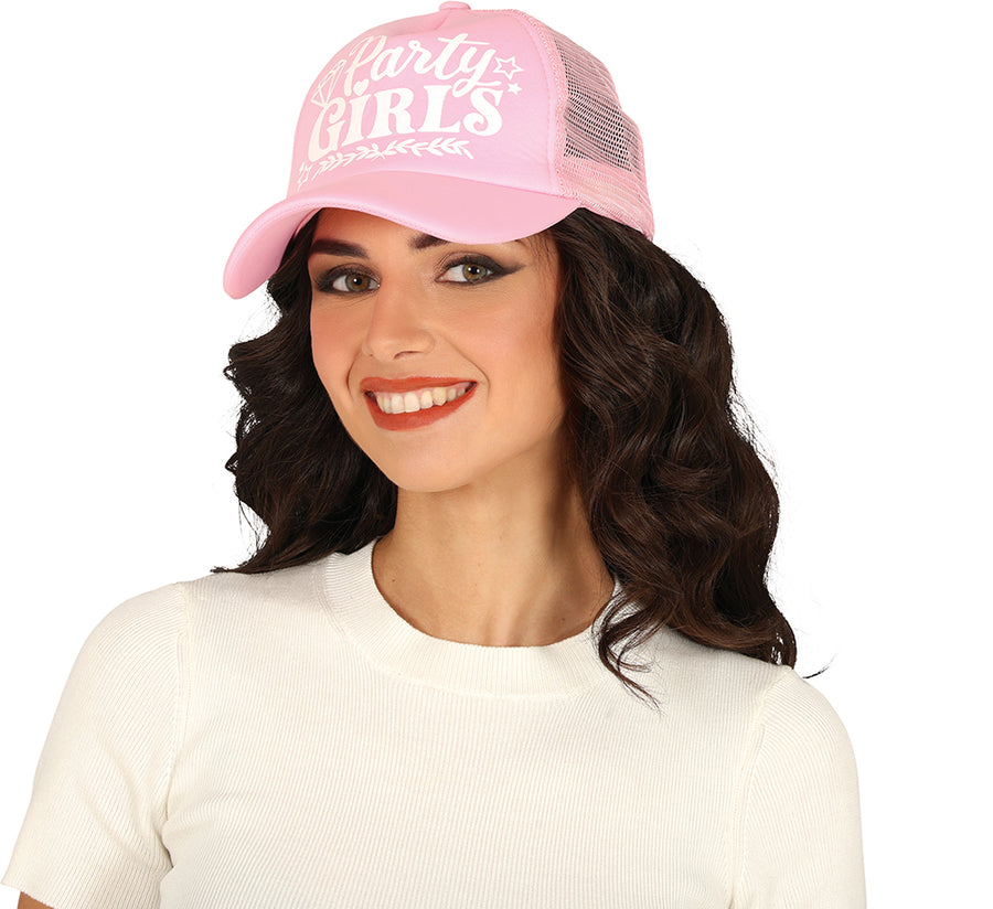 GP23043 – Junggesellenabschied Party Glamour Cap – Farbe: Pink, Ansicht 2