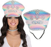 GP23052 – Polizei Karneval Regenbogen Hut Glamour – Farbe: Mehrfarbig