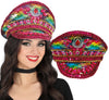 GP23054 – Polizei Kapitän Hut Buntes Design – Farbe: Pink