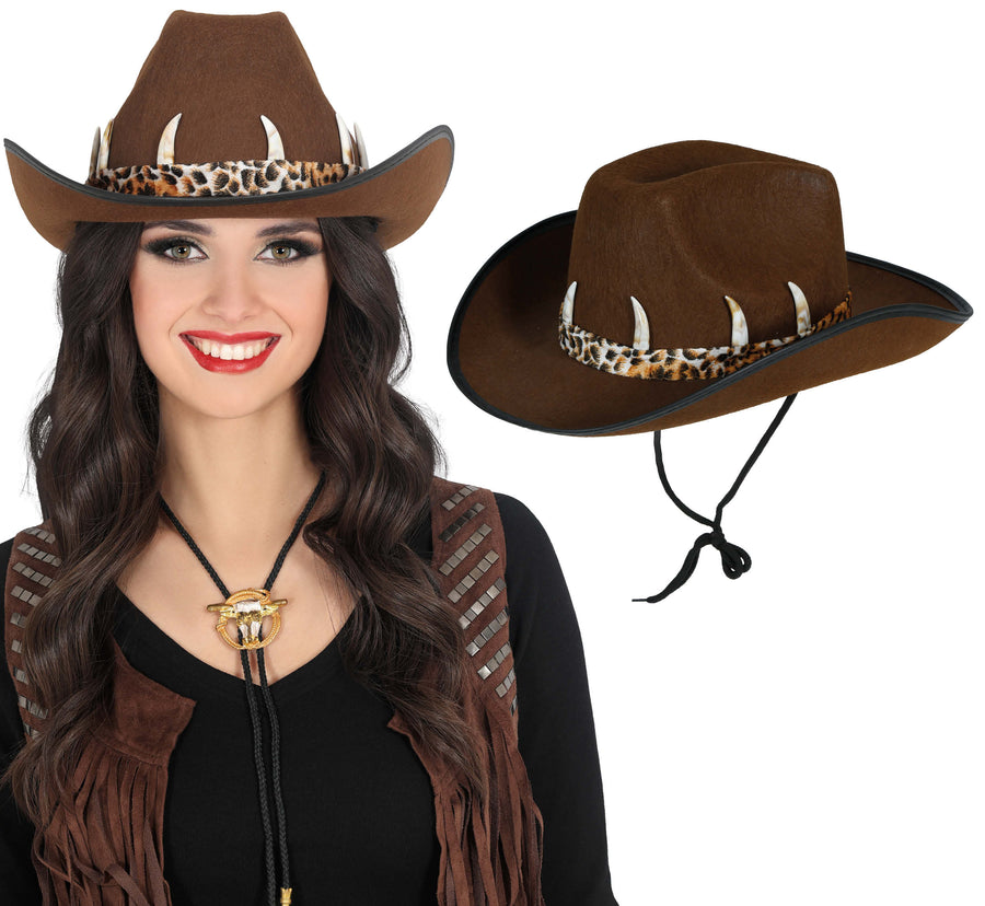 Australischer Cowboyhut für Erwachsene braun